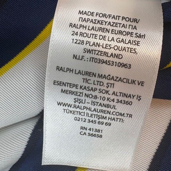 Polo‎ Ralph Lauren Polo Mens XL US Open 2020 Winged Foot Striped Golf Polo Shirt - Picture 14 of 14